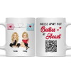 QR Voice Upload Code Miles Apart But Besties At Heart - Personalized Mug QR Voice Upload Code Miles Apart But Besties At Heart - Personalized Mug
