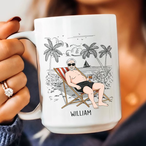 Quitter Oops Mean Happy Retirement - Personalized Mug Quitter Oops Mean Happy Retirement - Personalized Mug