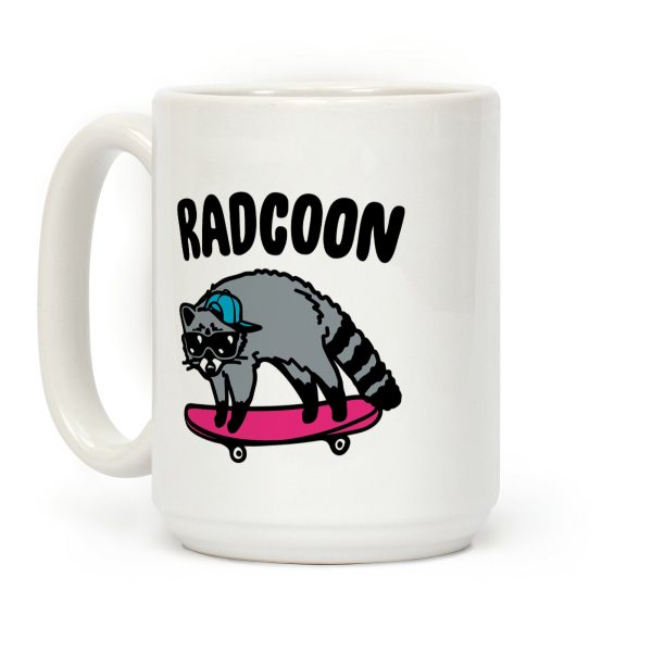 Radcoon Rad Raccoon Parody Coffee Mug Radcoon Rad Raccoon Parody Coffee Mug