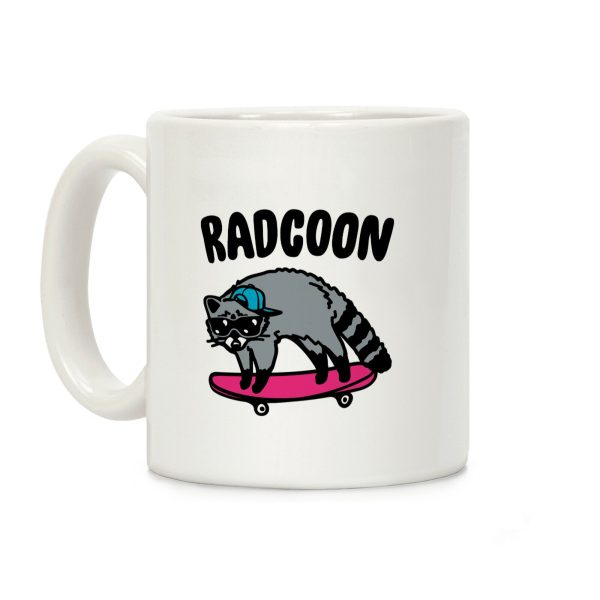 Radcoon Rad Raccoon Parody Coffee Mug Radcoon Rad Raccoon Parody Coffee Mug