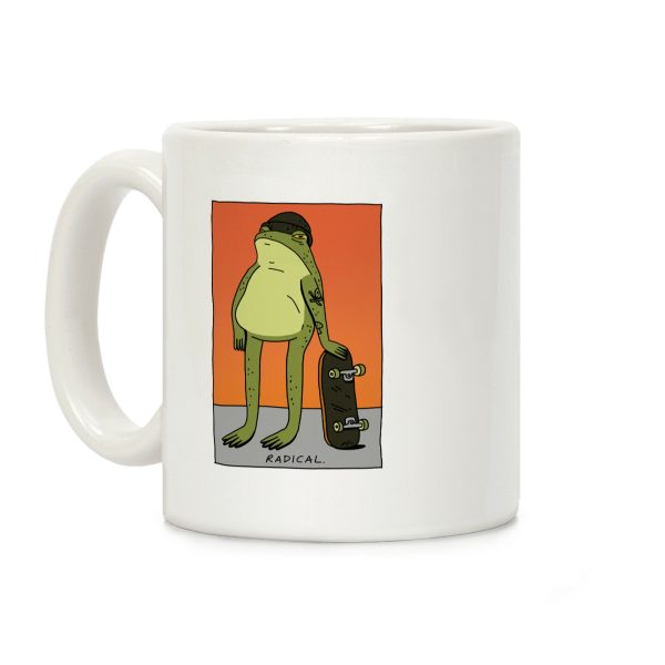 Radical Frog Skater Coffee Mug Radical Frog Skater Coffee Mug
