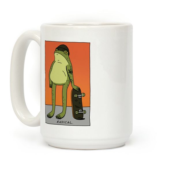 Radical Frog Skater Coffee Mug Radical Frog Skater Coffee Mug