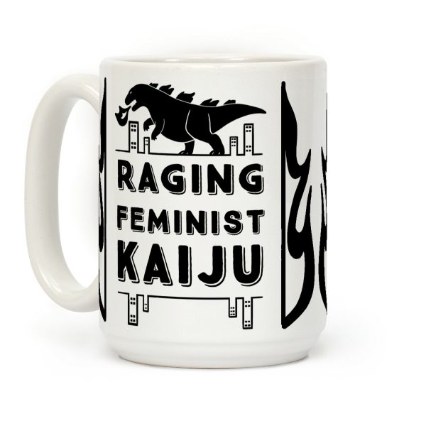 Raging Feminist Kaiju Coffee Mug Raging Feminist Kaiju Coffee Mug