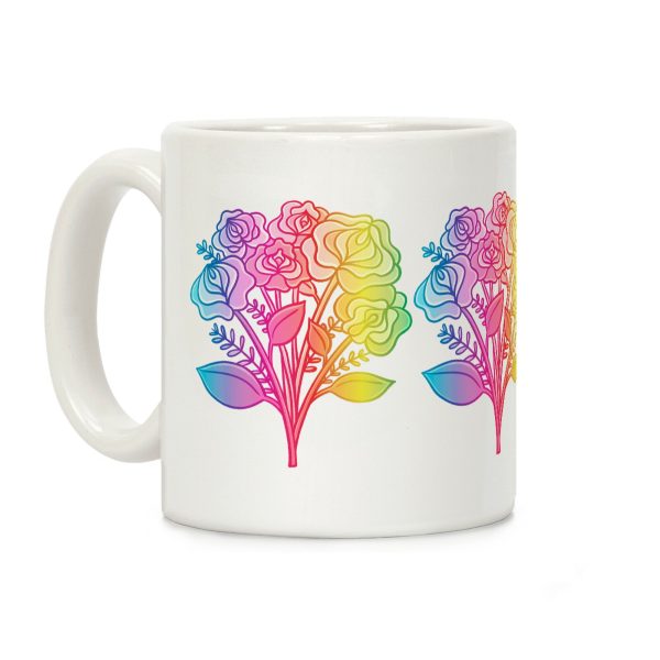 Rainbow Vulva Bouquet Coffee Mug Rainbow Vulva Bouquet Coffee Mug