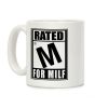 Rated M For Milf Parody Coffee Mug Rated M For Milf Parody Coffee Mug