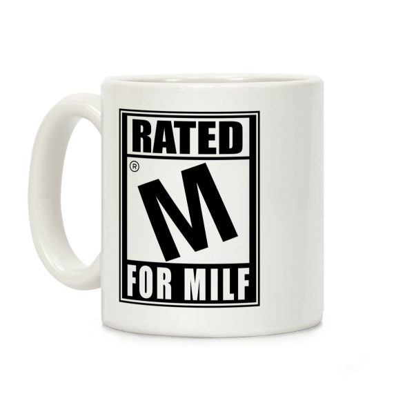 Rated M For Milf Parody Coffee Mug Rated M For Milf Parody Coffee Mug