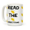 Read The Directions Clap Emoji Coffee Mug Read The Directions Clap Emoji Coffee Mug