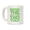 Read The Directions Did You Parody Coffee Mug