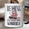 Reading Is My Favorite Sport Bookworm Personalized Mug, Retro Bibliophile Gift with Custom Name Reading Is My Favorite Sport Bookworm Personalized Mug, Retro Bibliophile Gift with Custom Name