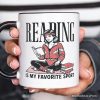 Reading Is My Favorite Sport Bookworm Personalized Mug, Retro Bibliophile Gift with Custom Name Reading Is My Favorite Sport Bookworm Personalized Mug, Retro Bibliophile Gift with Custom Name