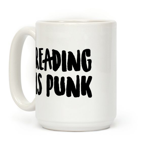 Reading Is Punk Coffee Mug
