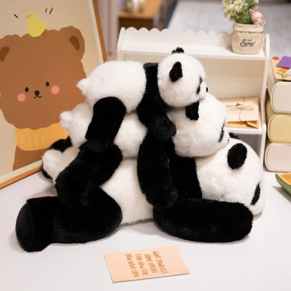 Real Life Baby Panda Plush Doll - Weighted Cuddly Toy for Cozy Decor Real Life Baby Panda Plush Doll - Weighted Cuddly Toy for Cozy Decor