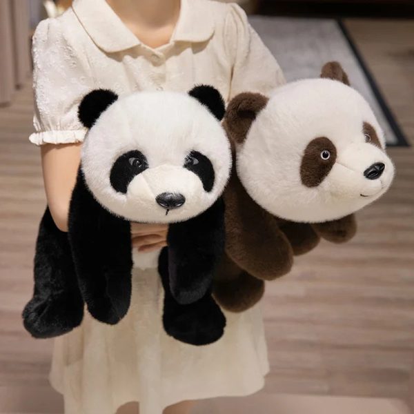 Real Life Baby Panda Plush Doll - Weighted Cuddly Toy for Cozy Decor Real Life Baby Panda Plush Doll - Weighted Cuddly Toy for Cozy Decor