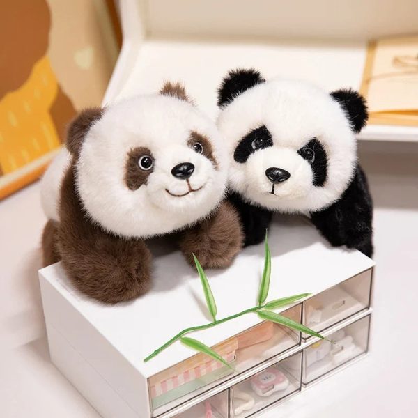 Real Life Baby Panda Plush Doll - Weighted Cuddly Toy for Cozy Decor Real Life Baby Panda Plush Doll - Weighted Cuddly Toy for Cozy Decor