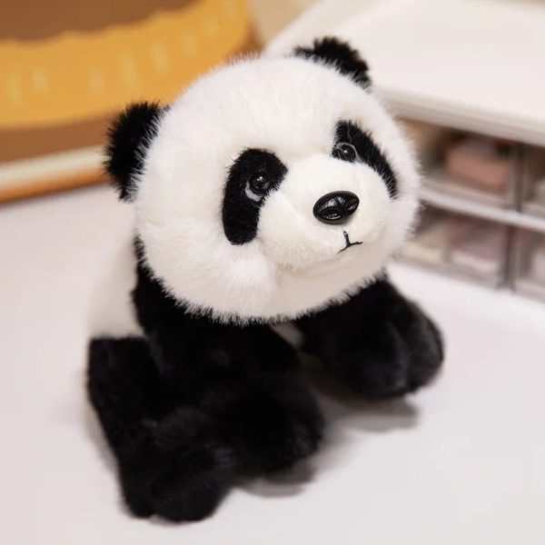 Real Life Baby Panda Plush Doll - Weighted Cuddly Toy for Cozy Decor Real Life Baby Panda Plush Doll - Weighted Cuddly Toy for Cozy Decor