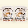 Real Men Like Cats Great Men Change The Litter Box - Personalized Mug Real Men Like Cats Great Men Change The Litter Box - Personalized Mug