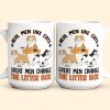 Real Men Like Cats Great Men Change The Litter Box - Personalized Mug Real Men Like Cats Great Men Change The Litter Box - Personalized Mug