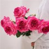Real Touch Austin Latex Rose Bouquet Set of 5 Real Touch Austin Latex Rose Bouquet Set of 5