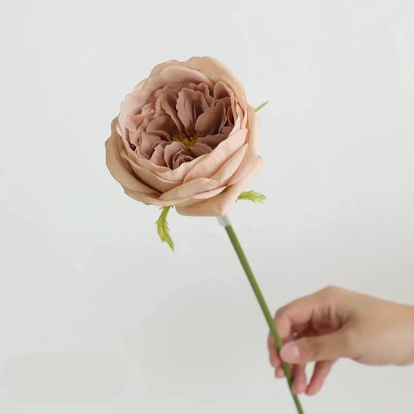 Real Touch Austin Rose Artificial Flowers Set of 7