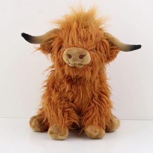 Realistic Highland Cow Plush Lifelike Detail Realistic Highland Cow Plush Lifelike Detail