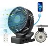 Rechargeable Desk Fan | Portable, Quiet, Clip-On For Home, Office, Outdoor Rechargeable Desk Fan | Portable, Quiet, Clip-On For Home, Office, Outdoor