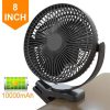 Rechargeable Desk Fan | Portable, Quiet, Clip-On For Home, Office, Outdoor Rechargeable Desk Fan | Portable, Quiet, Clip-On For Home, Office, Outdoor