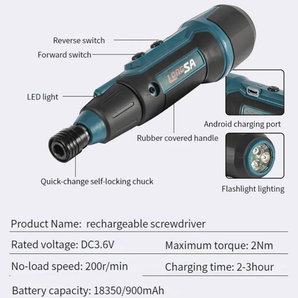 Rechargeable Electric Wireless Screwdriver Rechargeable Electric Wireless Screwdriver