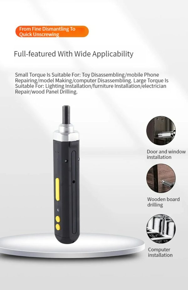Rechargeable Electric Wireless Screwdriver Rechargeable Electric Wireless Screwdriver