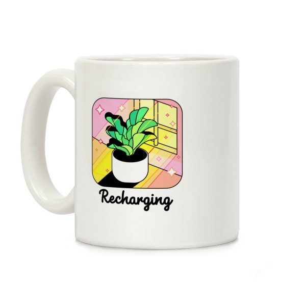 Recharging Plant Coffee Mug Recharging Plant Coffee Mug