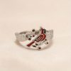 Red Bird with Red Fruit Ring Red Bird with Red Fruit Ring