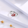 Red Bird with Red Fruit Ring Red Bird with Red Fruit Ring