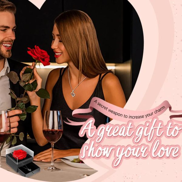 Red Eternal Rose Gift Box for Jewelry and Special Occasions Red Eternal Rose Gift Box for Jewelry and Special Occasions