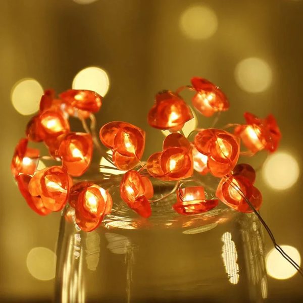 Red Heart LED String Lights for Valentine’s Day Decor Red Heart LED String Lights for Valentine’s Day Decor