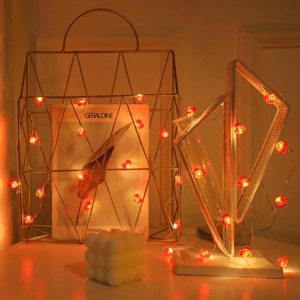 Red Heart LED String Lights for Valentine’s Day Decor Red Heart LED String Lights for Valentine’s Day Decor