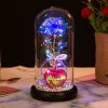 Red LED Rose in Glass Dome – Romantic Gift for Her Red LED Rose in Glass Dome – Romantic Gift for Her