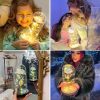Red LED Rose in Glass Dome – Romantic Gift for Her Red LED Rose in Glass Dome – Romantic Gift for Her