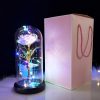 Red LED Rose in Glass Dome – Romantic Gift for Her Red LED Rose in Glass Dome – Romantic Gift for Her