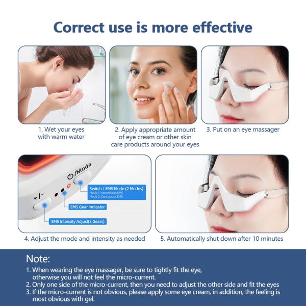 Red Light Therapy Eye Massager Red Light Therapy Eye Massager