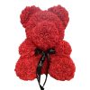 Red Rose Teddy Bear 40cm Artificial Rose Flower Gift Red Rose Teddy Bear 40cm Artificial Rose Flower Gift