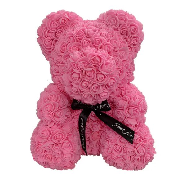 Red Rose Teddy Bear 40cm Artificial Rose Flower Gift Red Rose Teddy Bear 40cm Artificial Rose Flower Gift