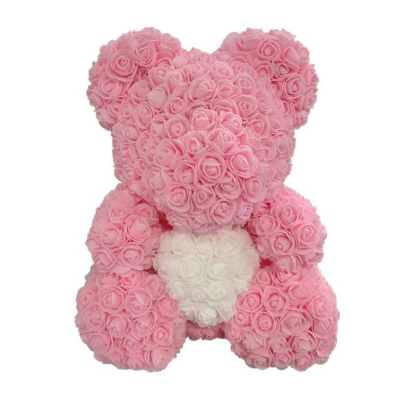 Red Rose Teddy Bear 40cm Artificial Rose Flower Gift Red Rose Teddy Bear 40cm Artificial Rose Flower Gift