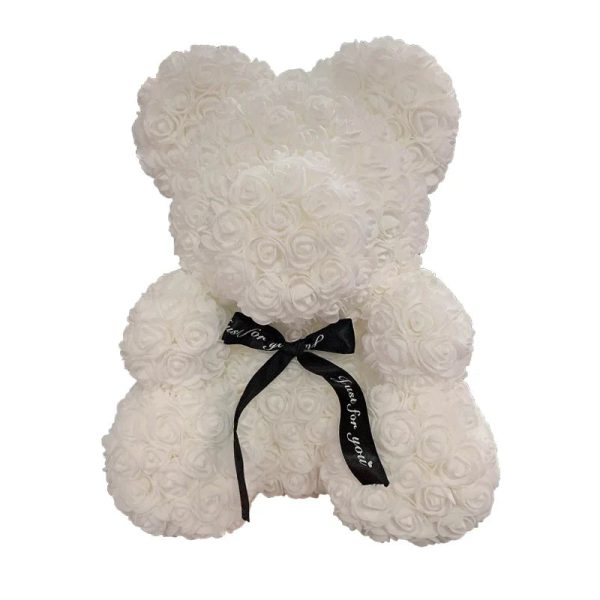 Red Rose Teddy Bear 40cm Artificial Rose Flower Gift Red Rose Teddy Bear 40cm Artificial Rose Flower Gift
