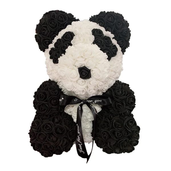 Red Rose Teddy Bear 40cm Artificial Rose Flower Gift Red Rose Teddy Bear 40cm Artificial Rose Flower Gift