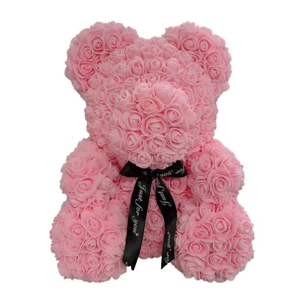 Red Rose Teddy Bear 40cm Artificial Rose Flower Gift Red Rose Teddy Bear 40cm Artificial Rose Flower Gift