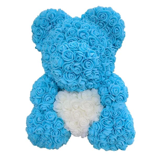 Red Rose Teddy Bear 40cm Artificial Rose Flower Gift Red Rose Teddy Bear 40cm Artificial Rose Flower Gift