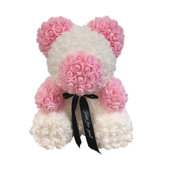 Red Rose Teddy Bear 40cm Artificial Rose Flower Gift Red Rose Teddy Bear 40cm Artificial Rose Flower Gift