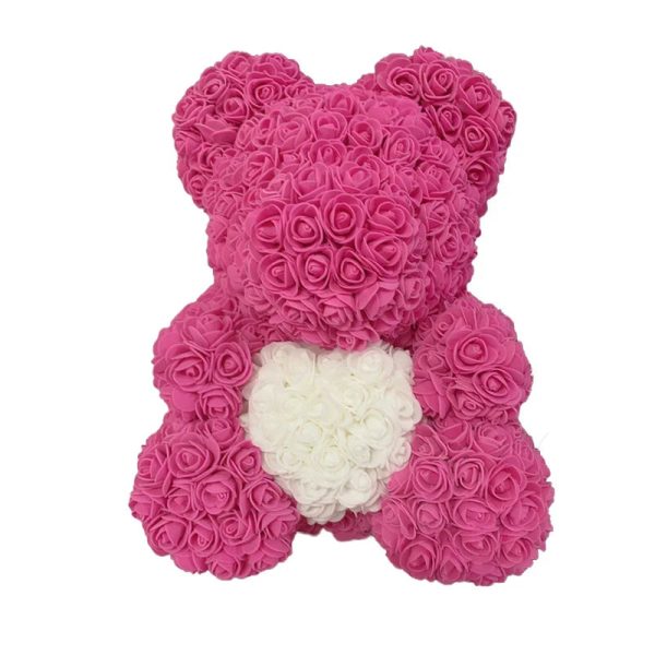 Red Rose Teddy Bear 40cm Artificial Rose Flower Gift Red Rose Teddy Bear 40cm Artificial Rose Flower Gift