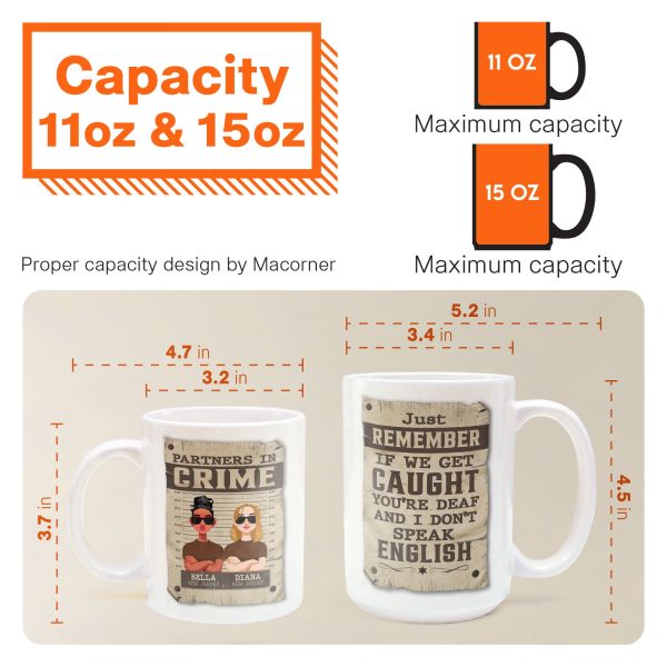Remember If We Get Caught - Personalized Mug Remember If We Get Caught - Personalized Mug