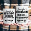 Retirement Schedule Do What Ever The Fck I Want - Personalized Mug Retirement Schedule Do What Ever The Fck I Want - Personalized Mug