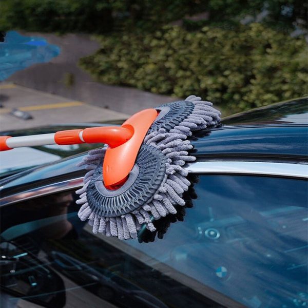 Retractable Rotary Car Wash Mop Retractable Rotary Car Wash Mop